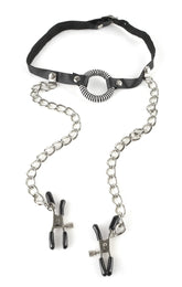 O-RING GAG W/ NIPPLE CLAMPS